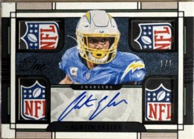 Austin Ekeler [Black Quad Patch Autograph] #60