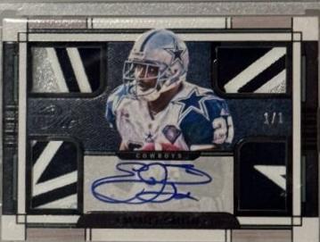 Emmitt Smith [Black Quad Patch Autograph] #61