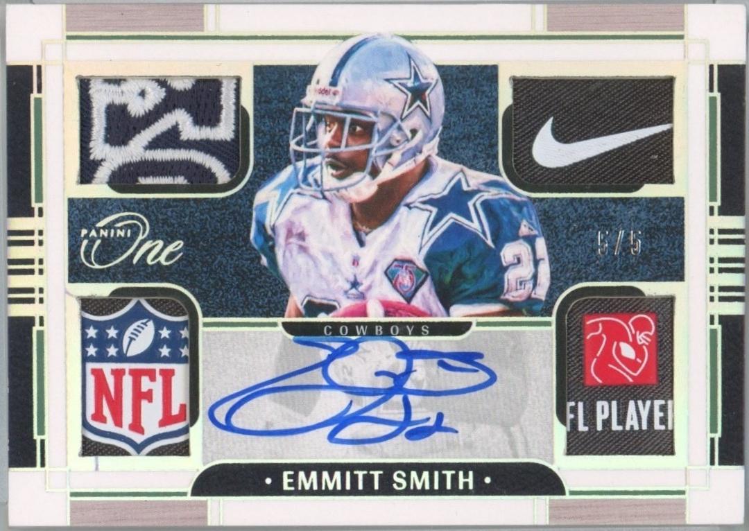 Emmitt Smith [Platinum Quad Patch Autograph] #61
