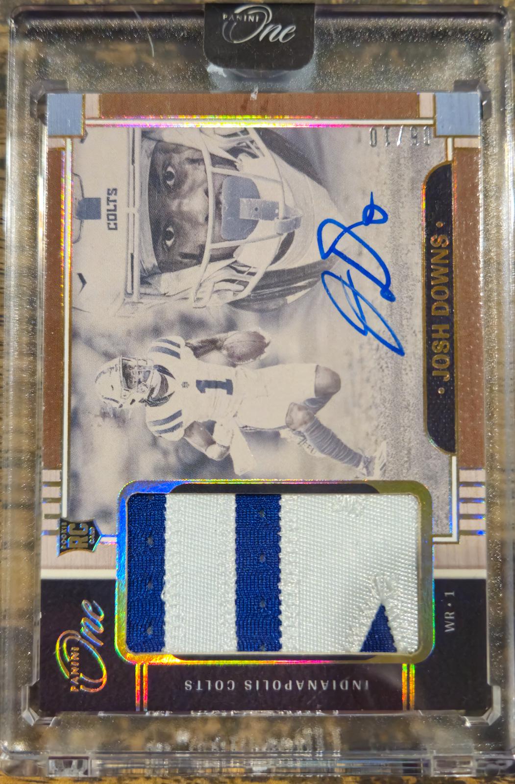 Josh Downs [Gold Patch Autograph] #310