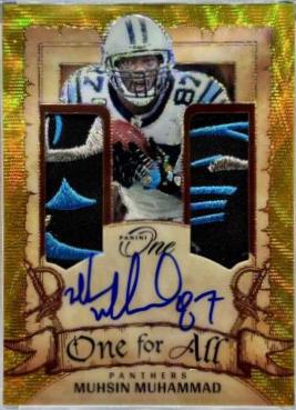 Muhsin Muhammad [Gold One For All Autograph] #349