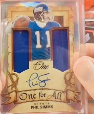 Phil Simms [One For All Autograph] #348