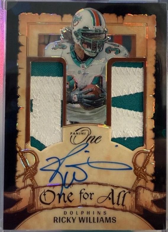 Ricky Williams [Black One For All Autograph] #347