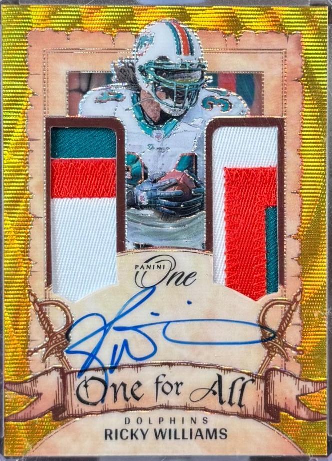 Ricky Williams [Gold One For All Autograph] #347