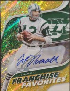 Joe Namath [Autograph Gold] #FF-3