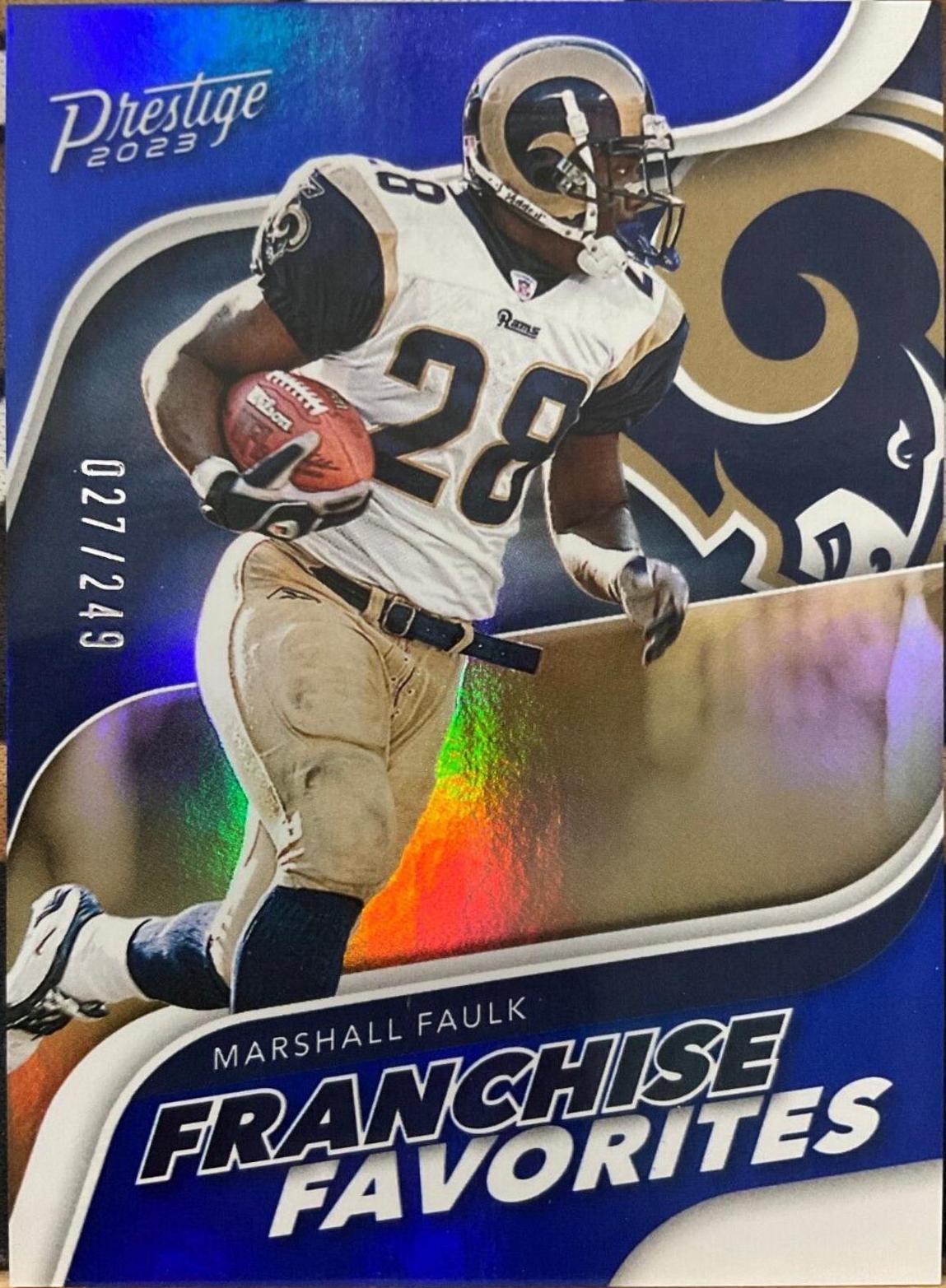 Marshall Faulk [Blue] #FF-10
