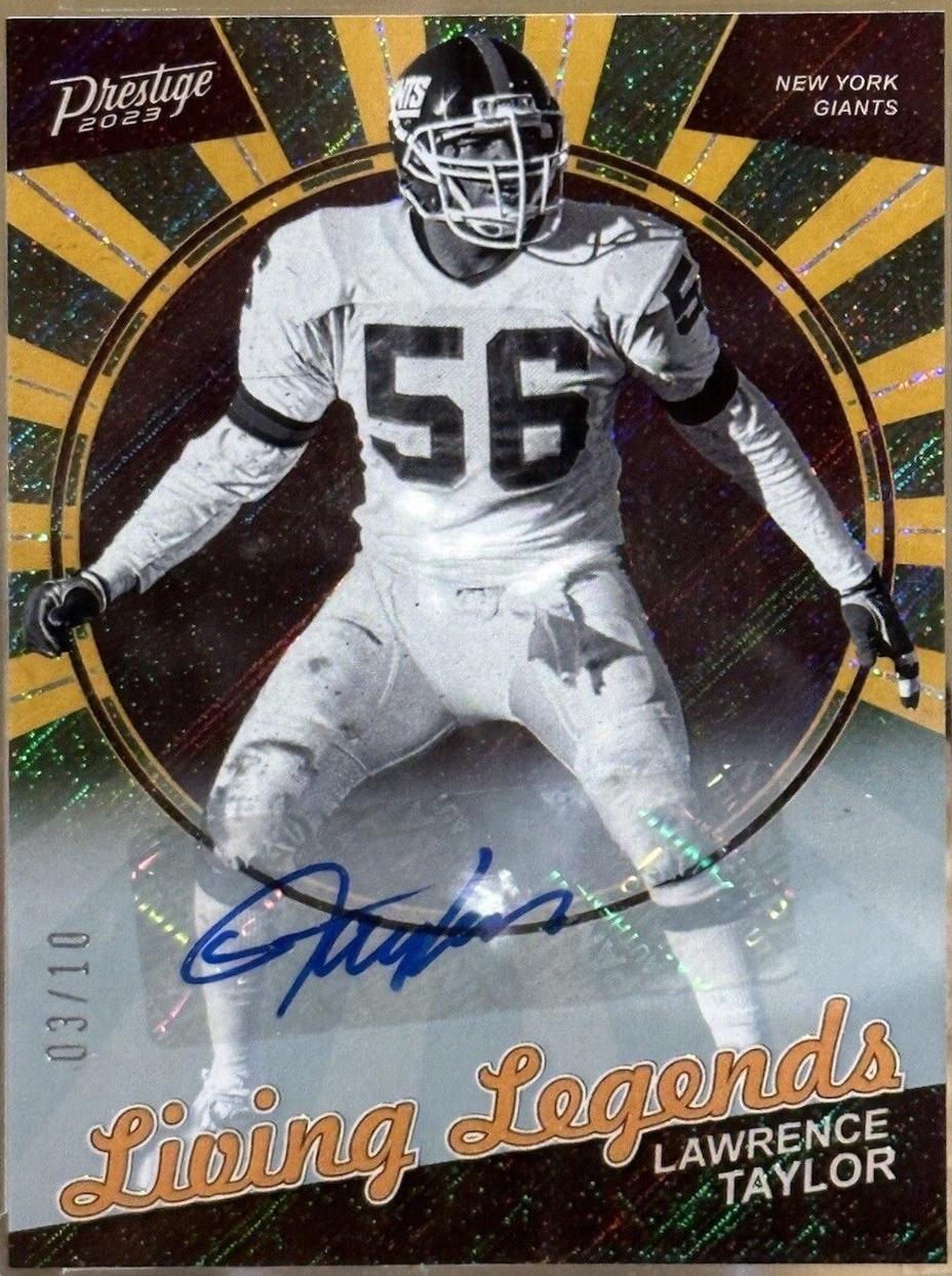 Lawrence Taylor [Autograph Gold] #LL-24