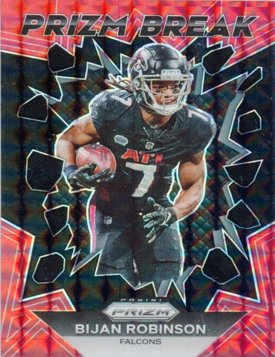 Bijan Robinson [Prizms Black Finite] #PB-8