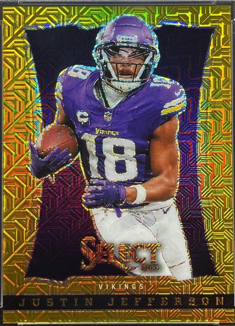 Justin Jefferson [Gold Prizm] #17