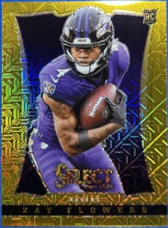 Zay Flowers [Gold Prizm] #11