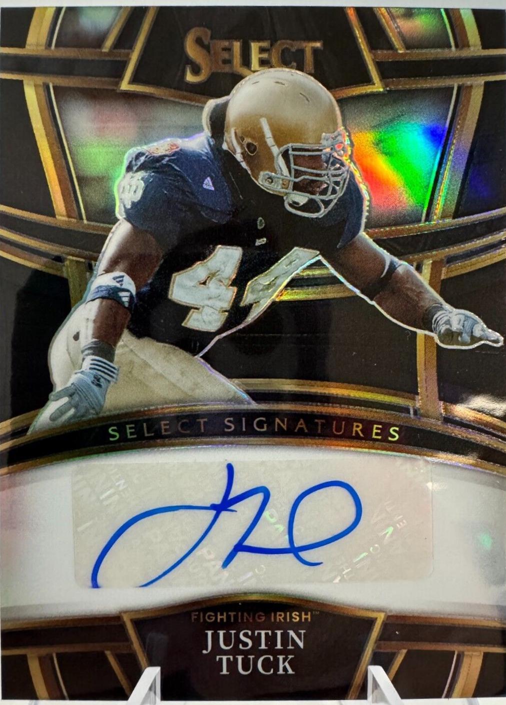 Justin Tuck [Black] #S-JT