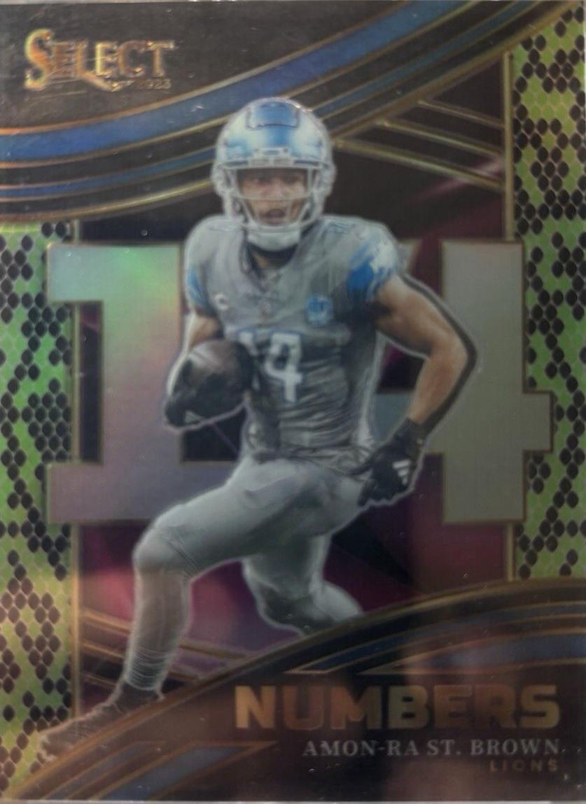 Amon-Ra St. Brown [Green Black Snakeskin Prizm] #21