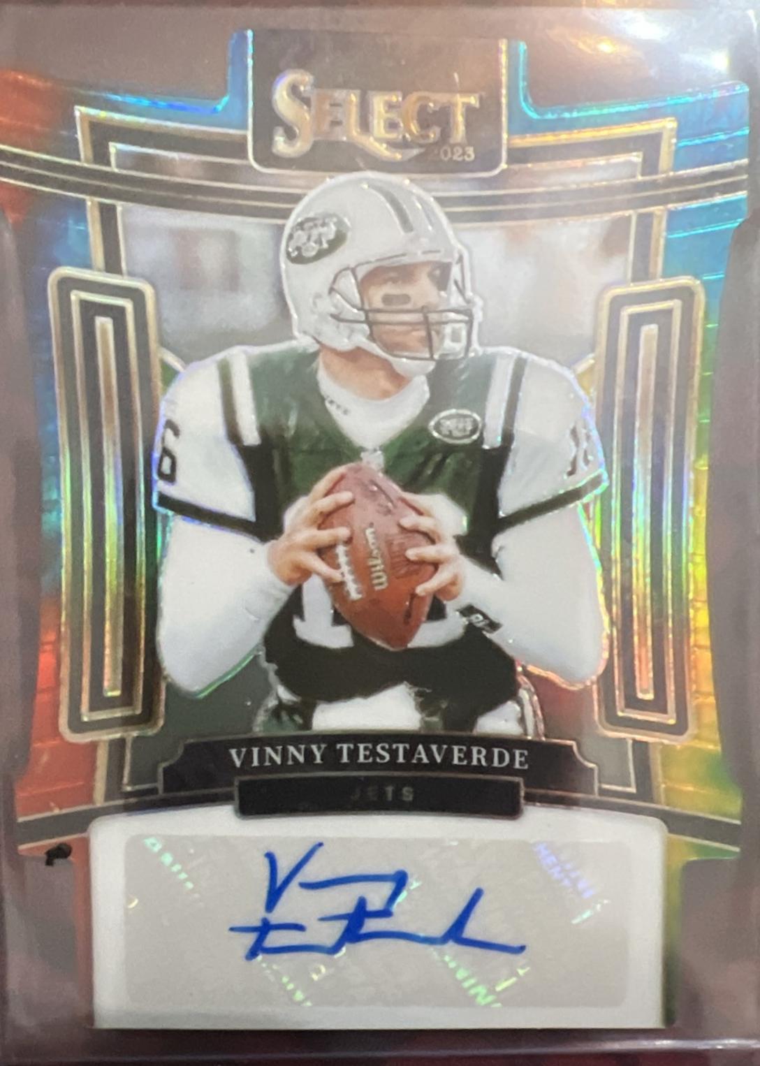 Vinny Testaverde [Tie-Dye] #SIG-VTE