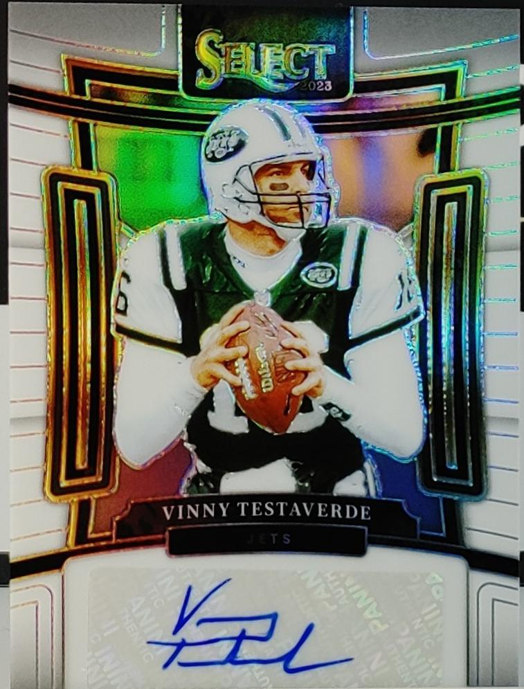 Vinny Testaverde [White] #SIG-VTE