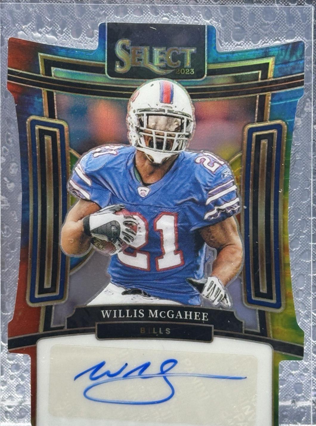 Willis McGahee [Tie-Dye Die-Cut] #SIG-WMC