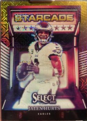 Jalen Hurts [Gold Prizm] #16