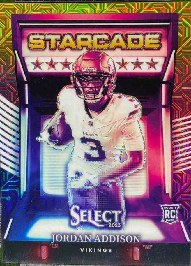 Jordan Addison [Gold Prizm] #23