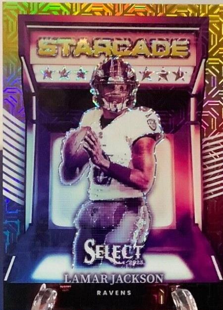 Lamar Jackson [Gold Prizm] #17