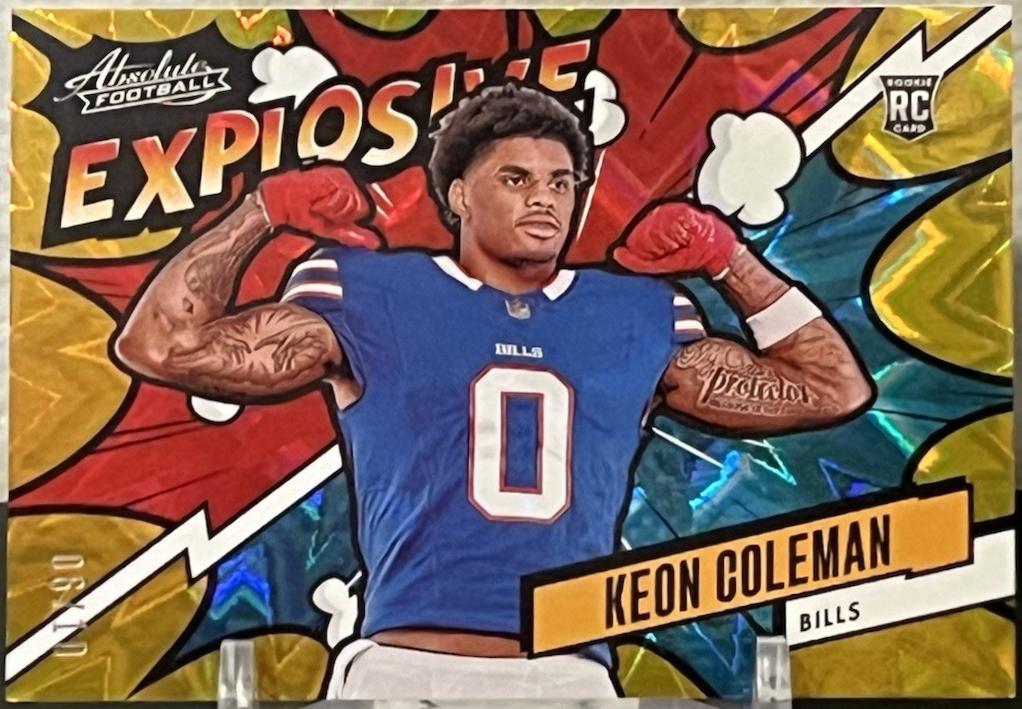 Keon Coleman [Gold] #EX-KCN