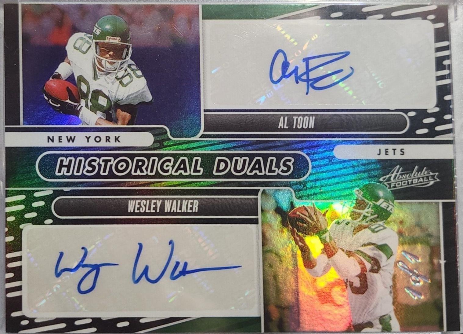 Al Toon / Wesley Walker [Black] #HD-NYJ