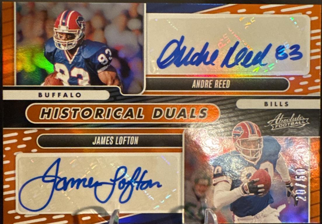 Andre Reed / James Lofton [Orange] #HD-BUF