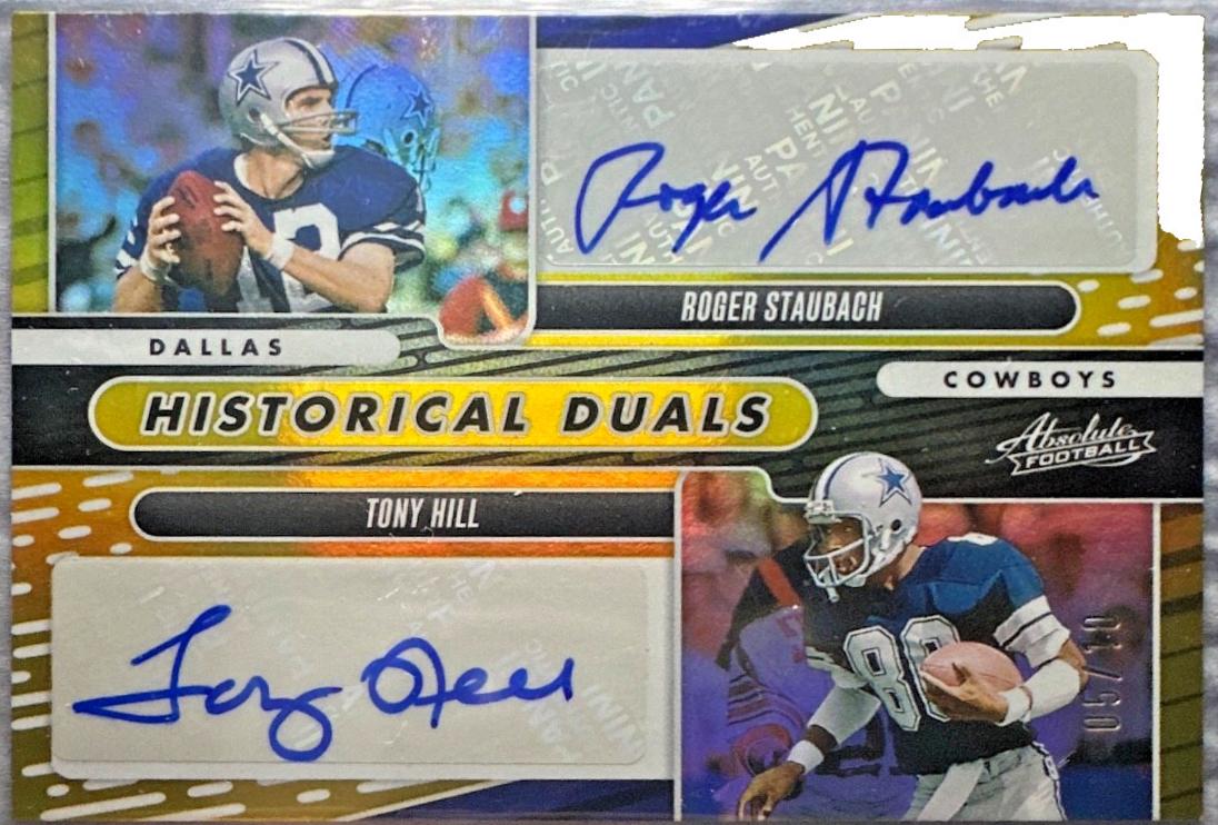 Roger Staubach / Tony Hill [Gold] #HD-DAL