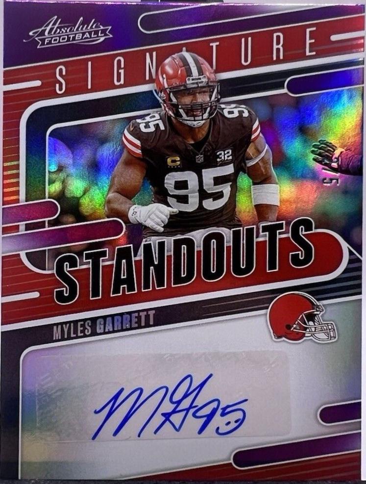 Myles Garrett [Purple] #SS-MGT