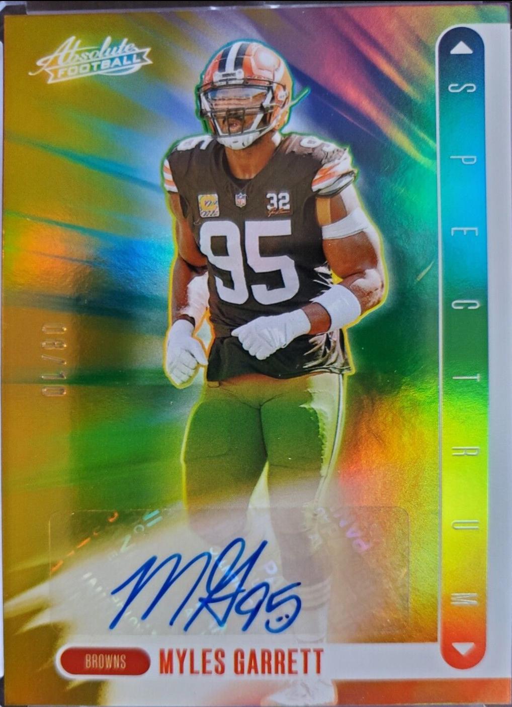 Myles Garrett [Gold] #SS-MGT