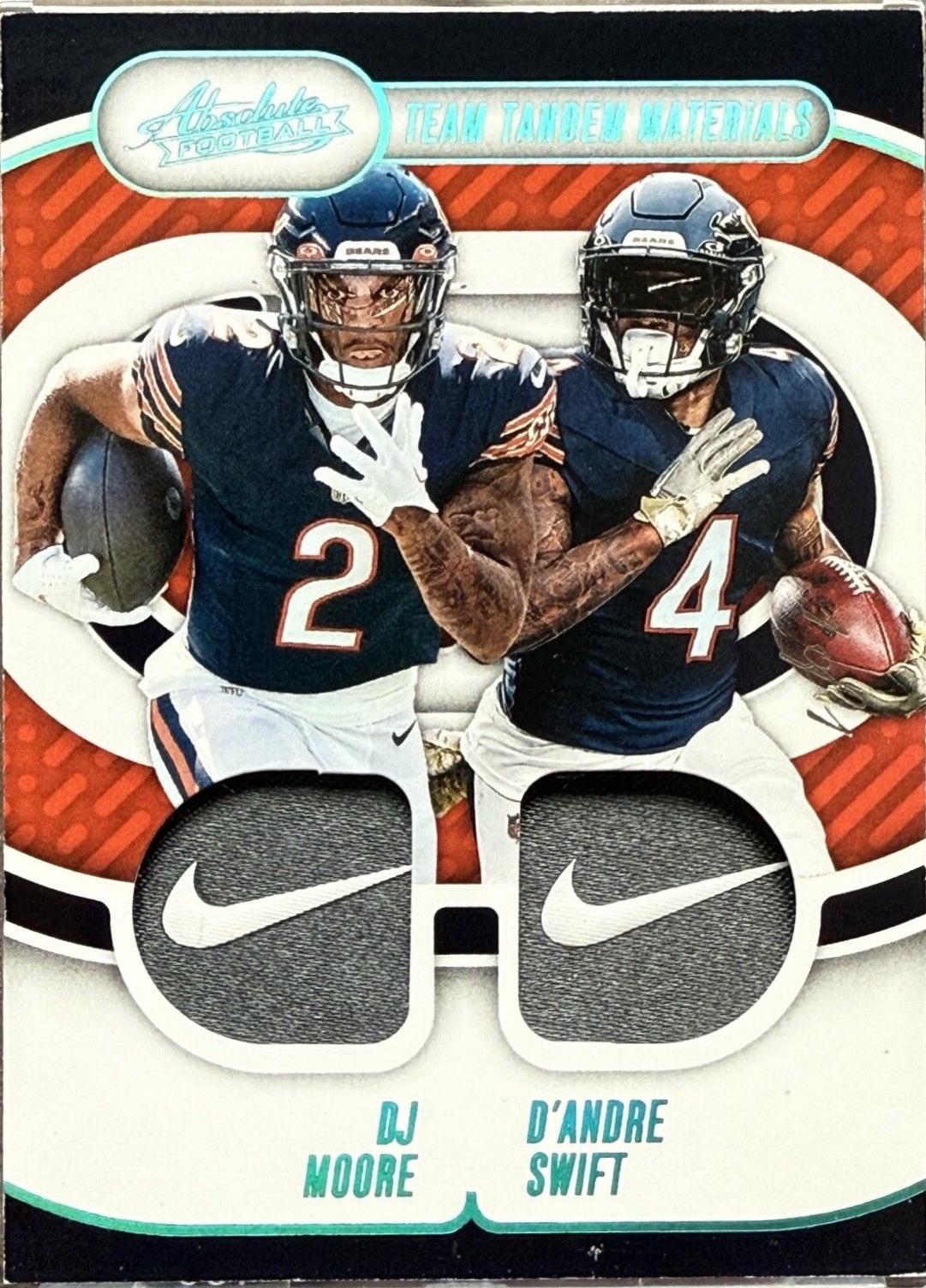 DJ Moore / D'Andre Swift [Platinum] #TTM-CBS