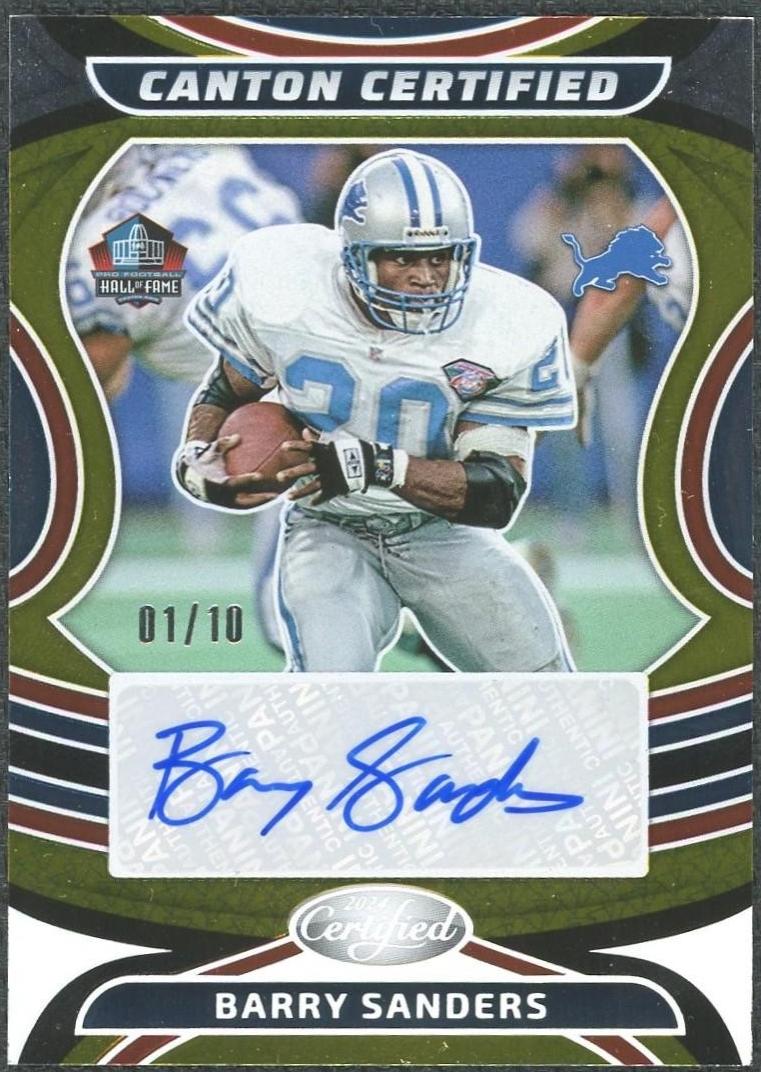 Barry Sanders [Gold Etch] #1