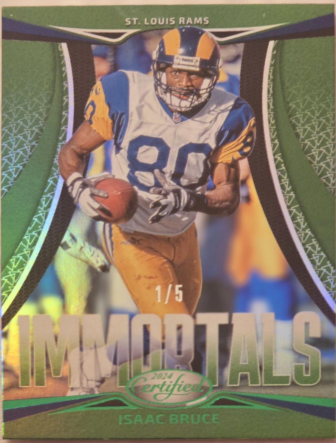 Isaac Bruce [Green Mirror] #11