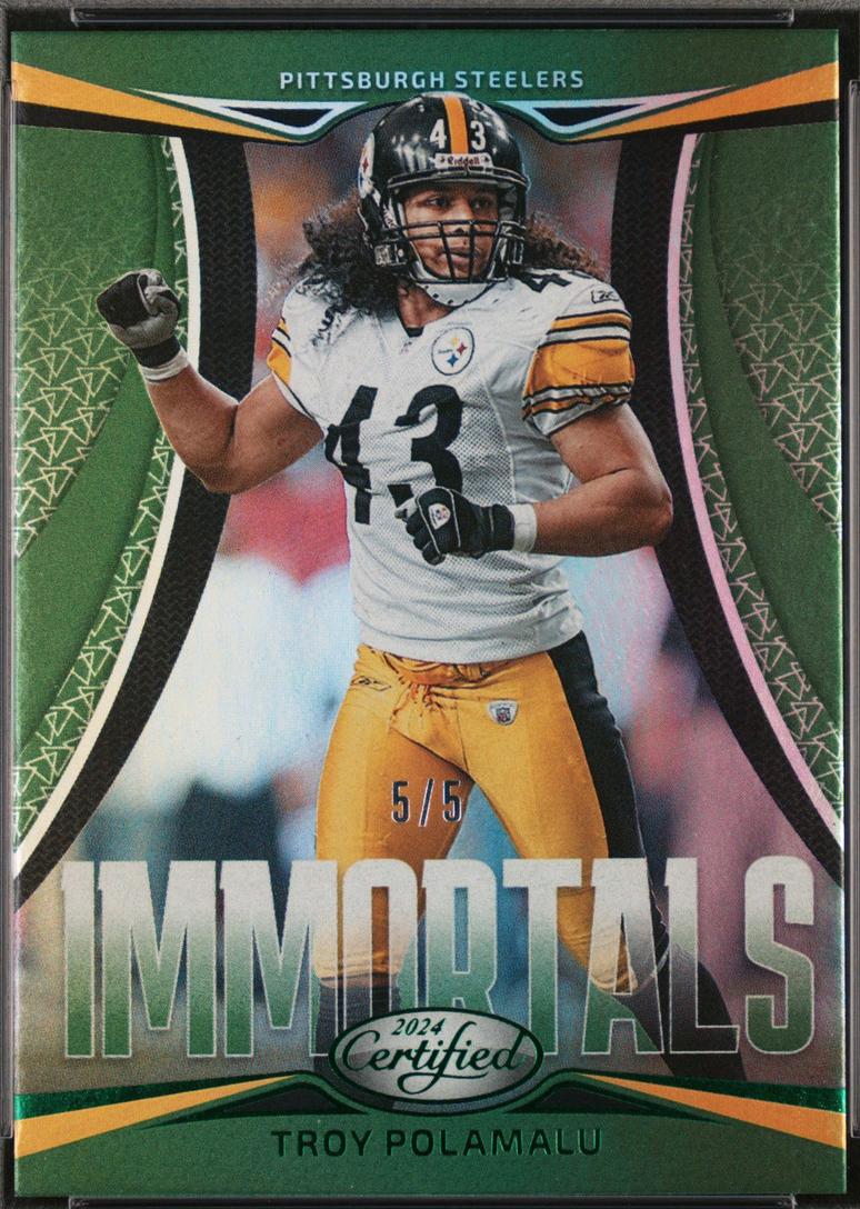 Troy Polamalu [Green Mirror] #19