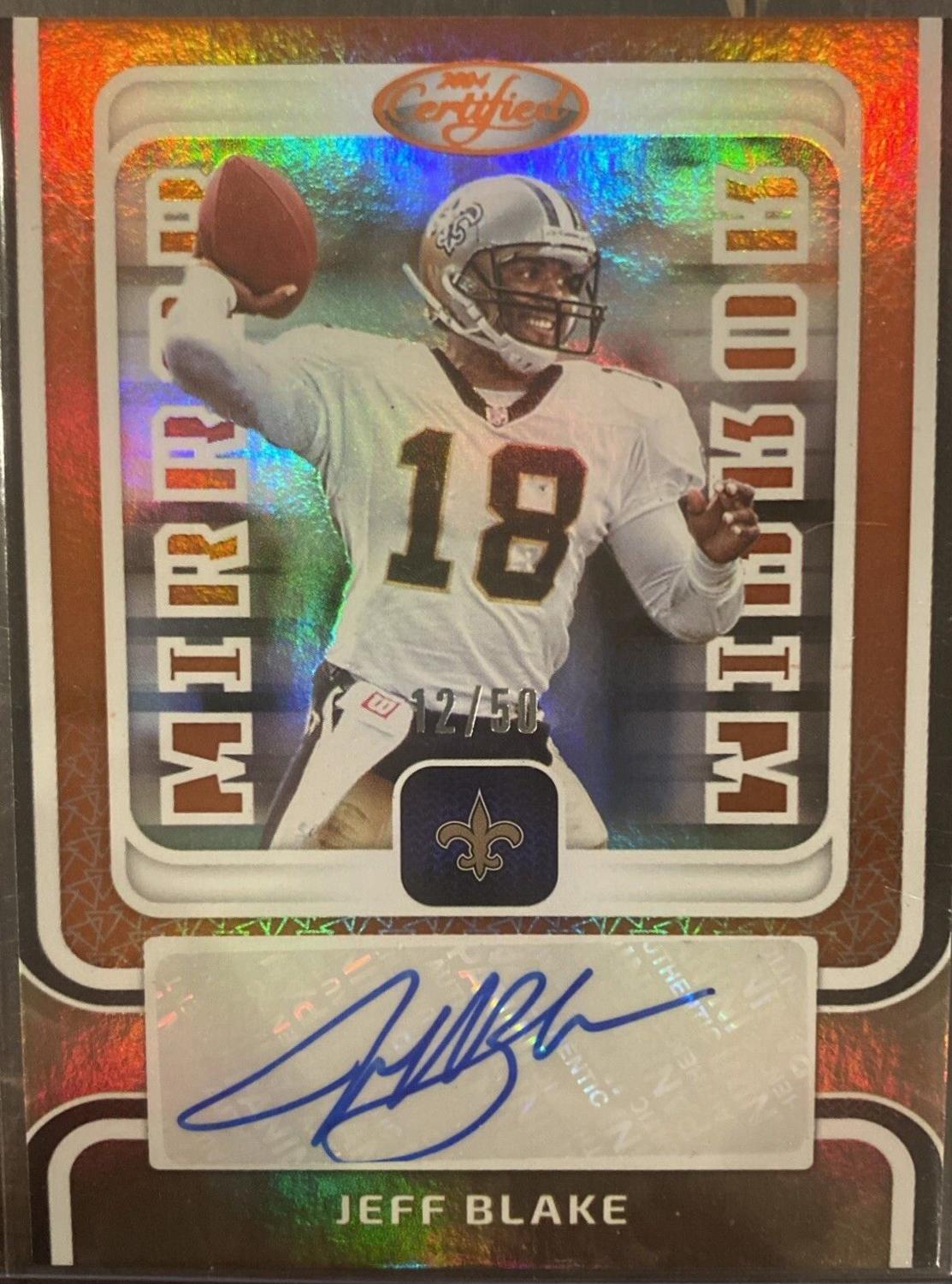 Jeff Blake [Orange] #MS-JB