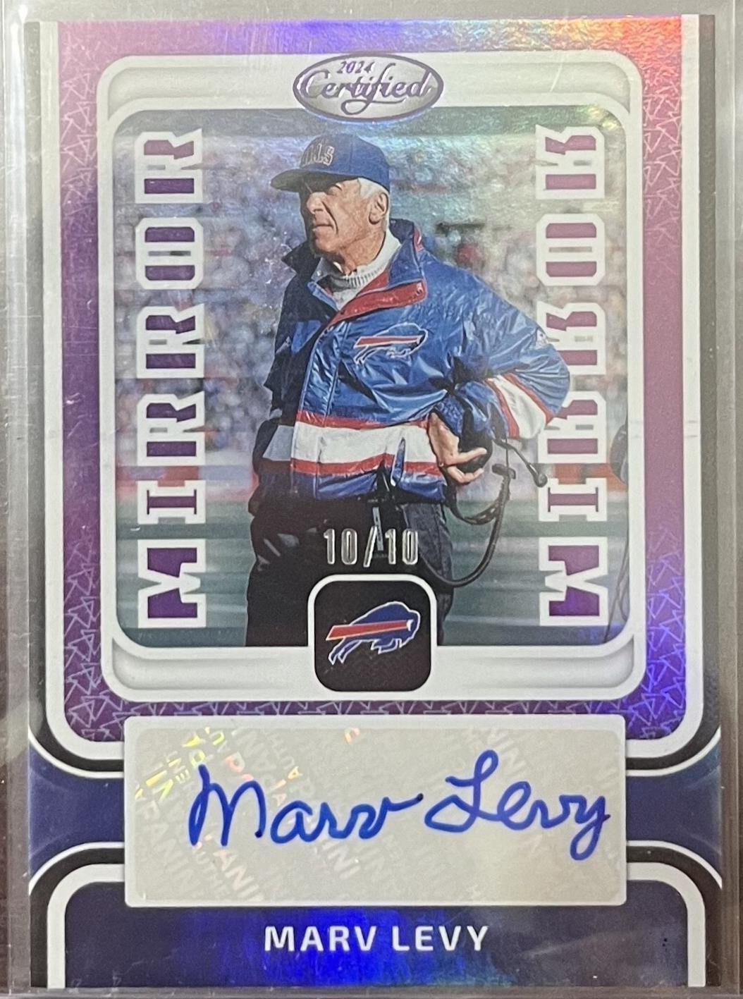 Marv Levy [Purple] #MS-ML