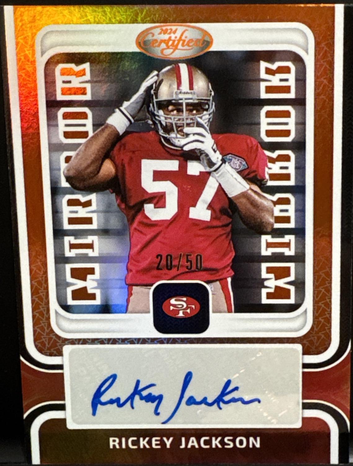 Rickey Jackson [Orange] #MS-RJAC