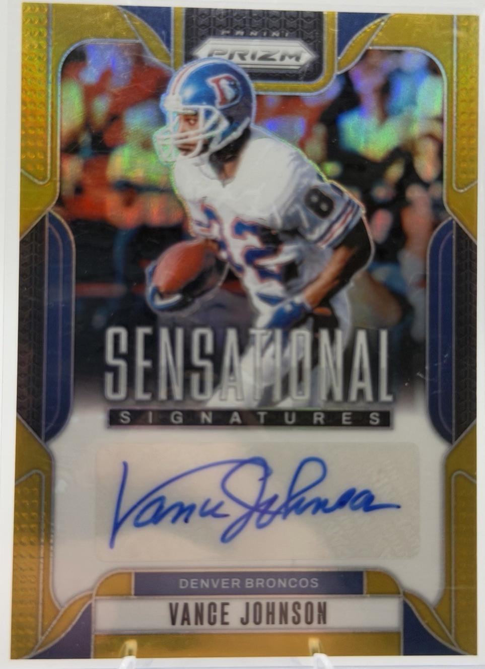 Vance Johnson [Gold] #MS-VJ