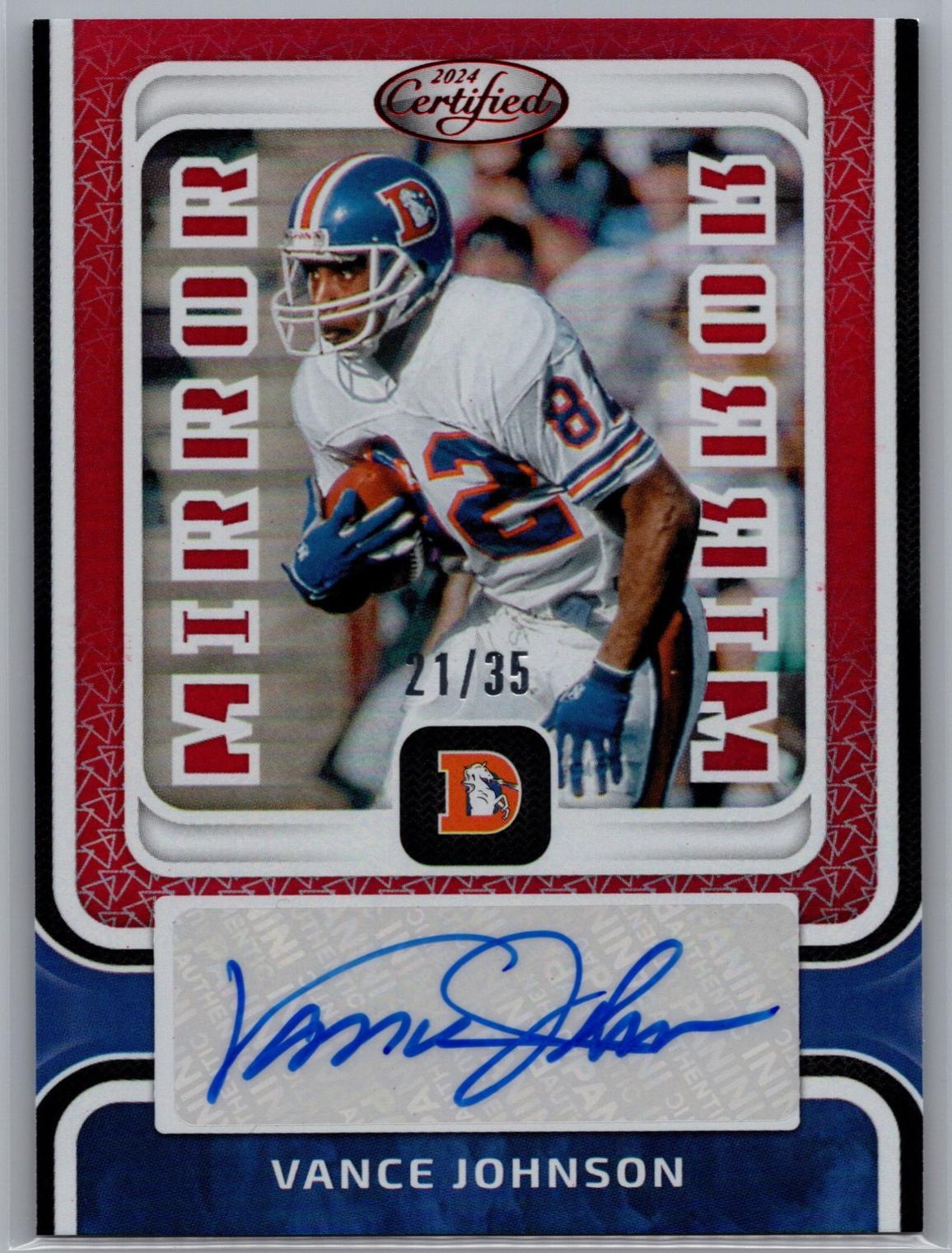 Vance Johnson [Red] #MS-VJ