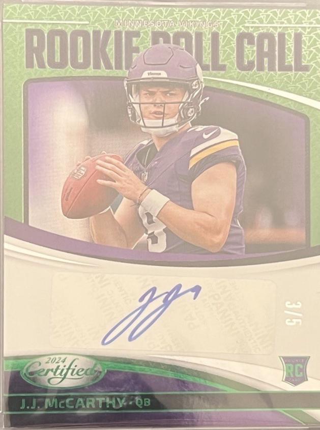 J.J. McCarthy [Purple Etch] #RRC-JJM
