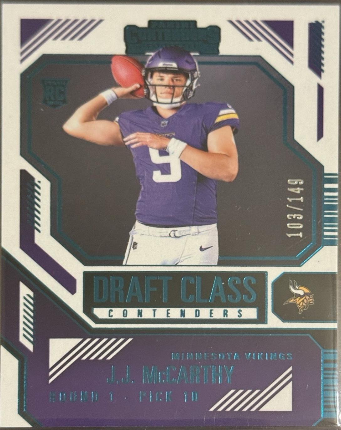 J.J. McCarthy [Teal] #8