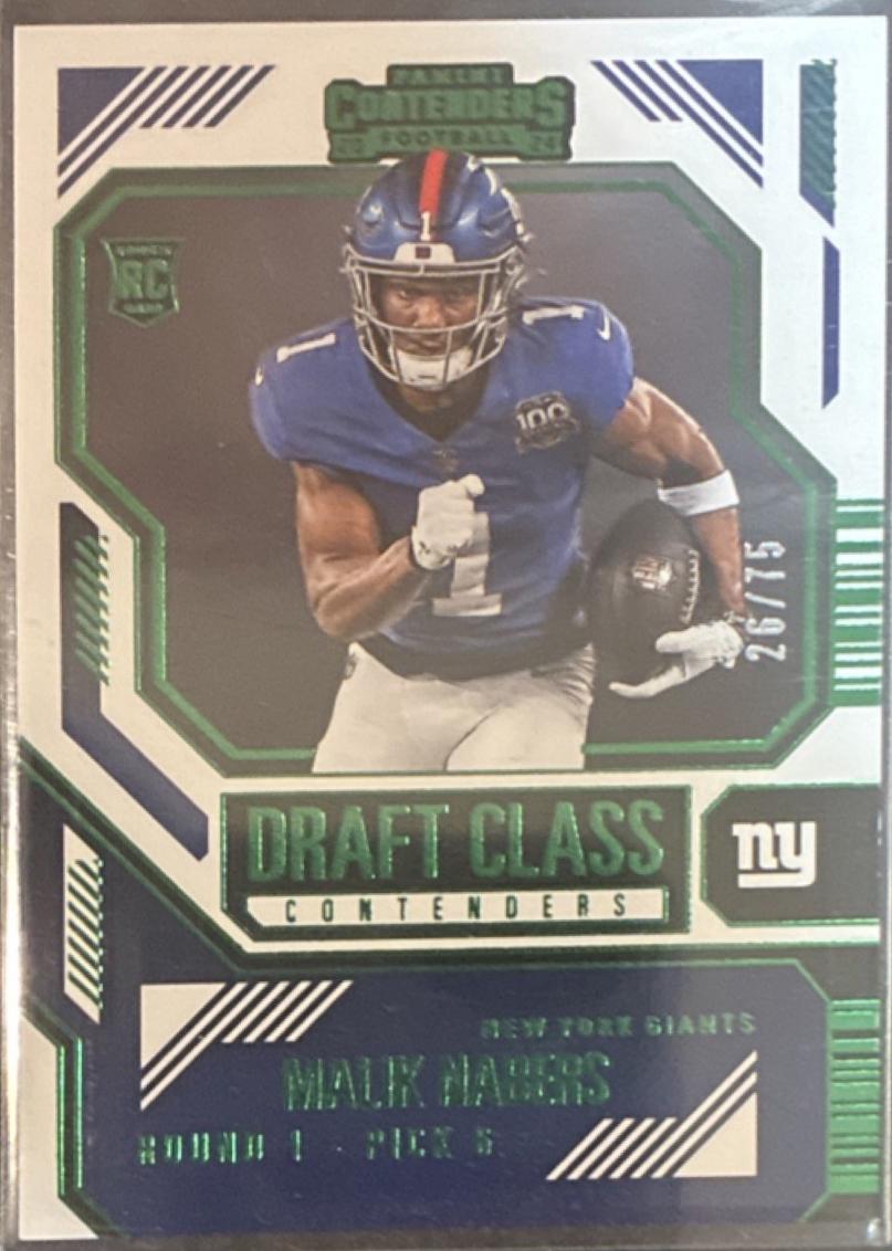 Malik Nabers [Green] #5