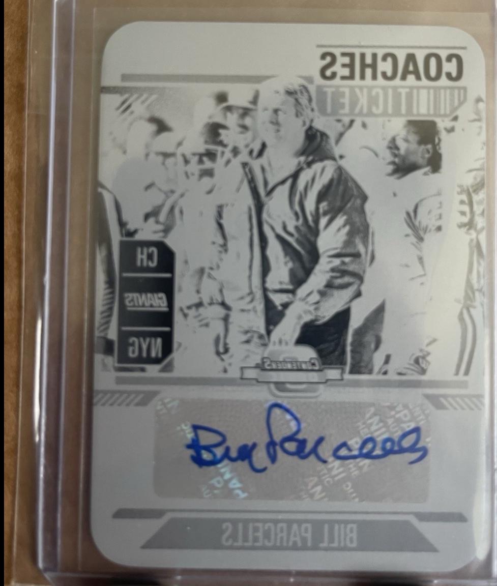 Bill Parcells [Printing Plate] #3