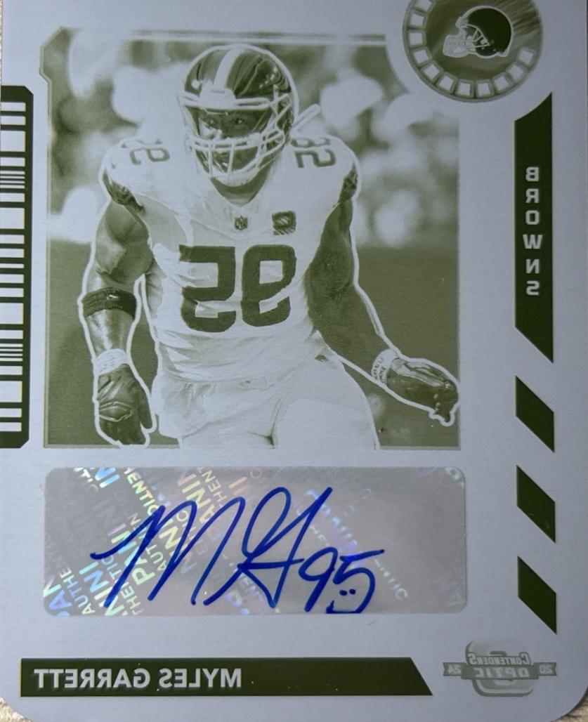 Myles Garrett [Printing Plate] #4