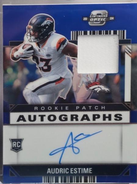 Audric Estime [Blue] #18