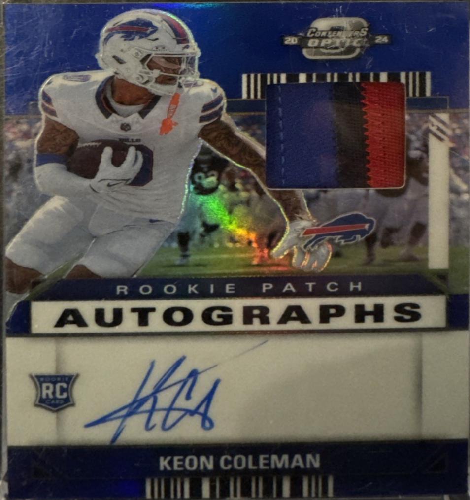 Keon Coleman [Blue] #10