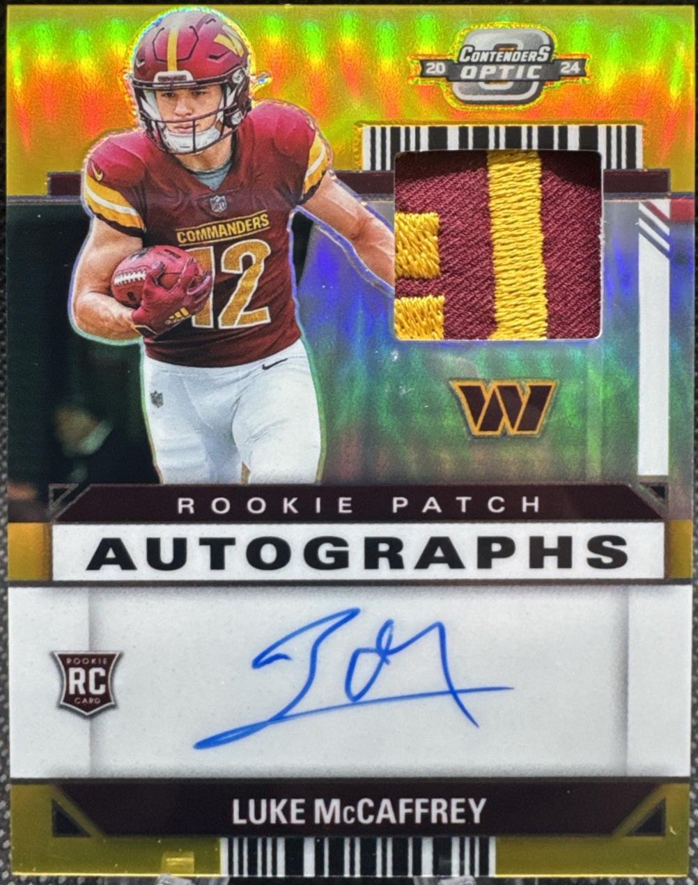 Luke McCaffrey [Gold] #25