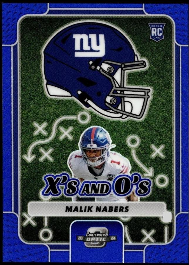 Malik Nabers [Blue] #43