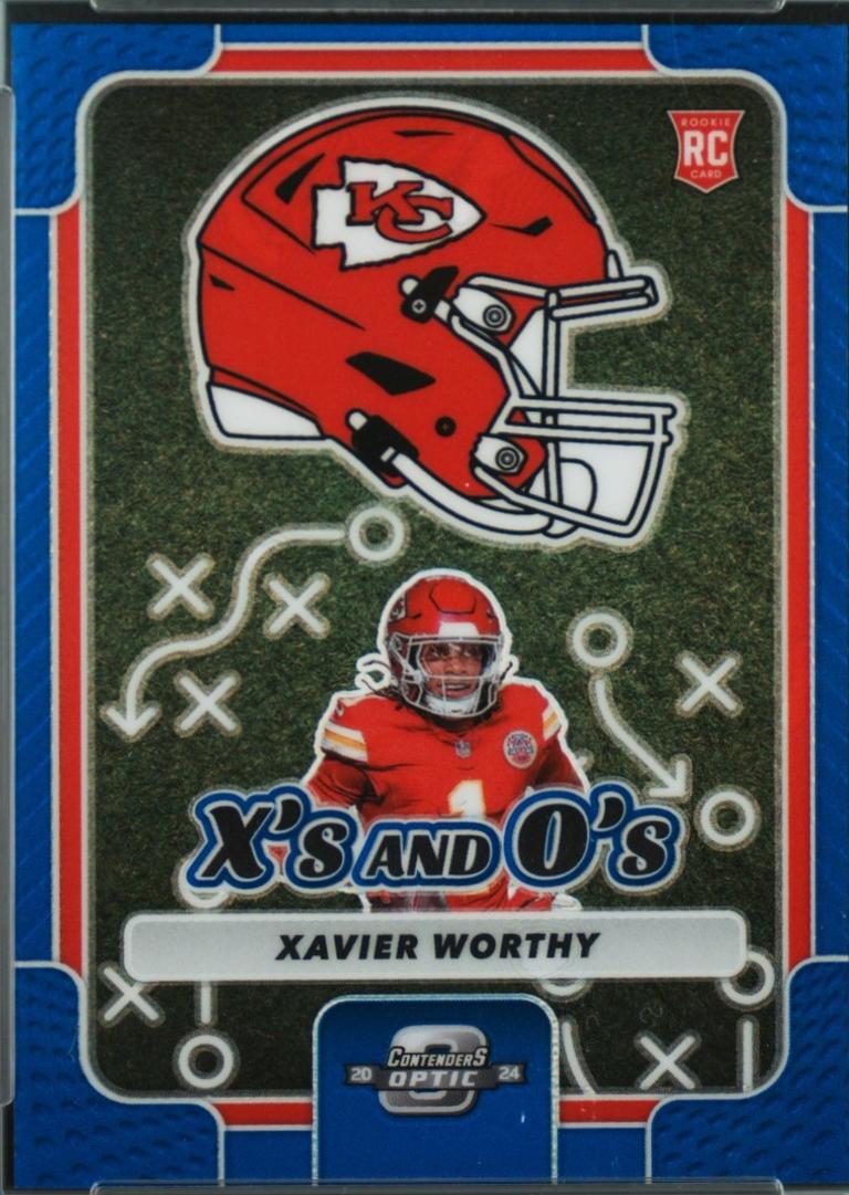 Xavier Worthy [Blue] #28