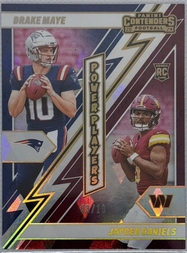 Drake Maye / Jayden Daniels [Gold] #22