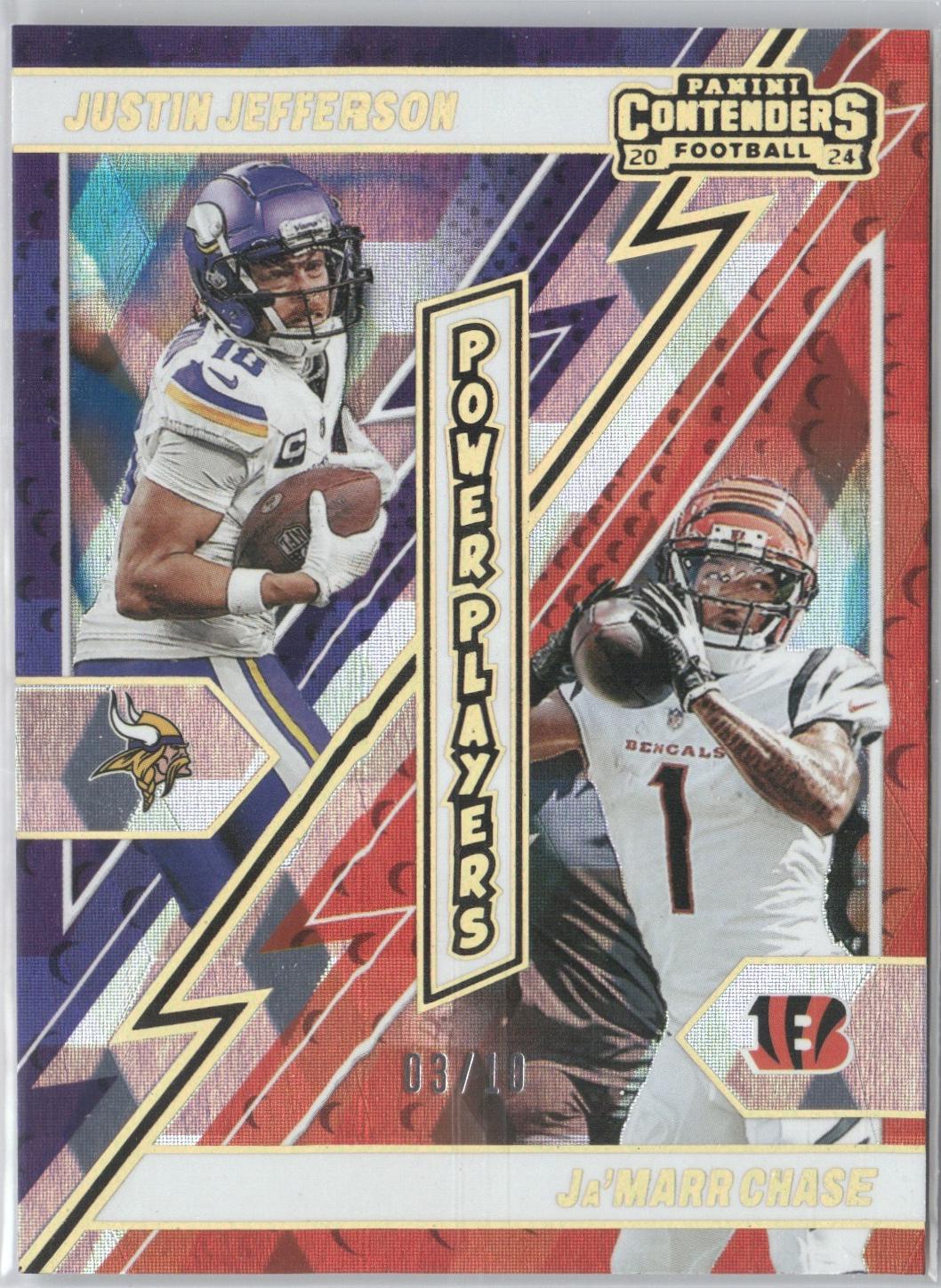 Ja'Marr Chase / Justin Jefferson [Gold] #8