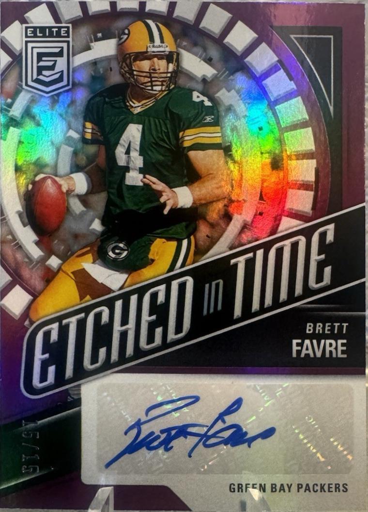 Brett Favre [Purple] #ETS-BFA